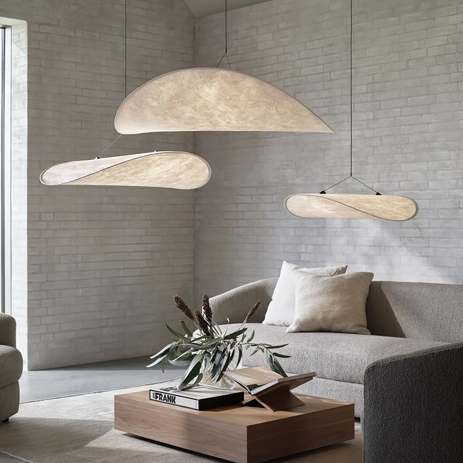 Tyvek Pendant Lamp | Durable Dupont Paper & Glass Fiber | White, Multiple Sizes