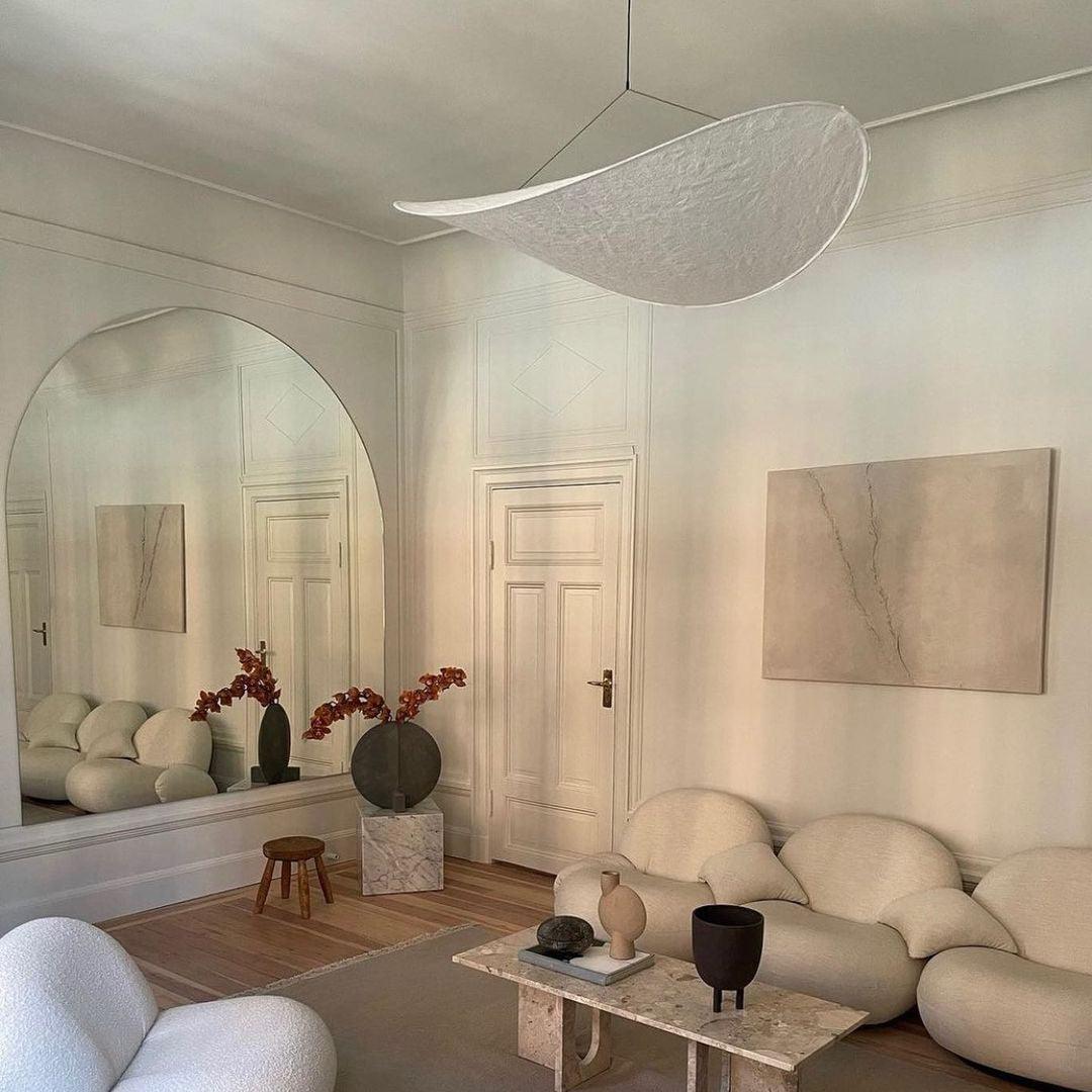 Tyvek Pendant Lamp | Durable Dupont Paper & Glass Fiber | White, Multiple Sizes