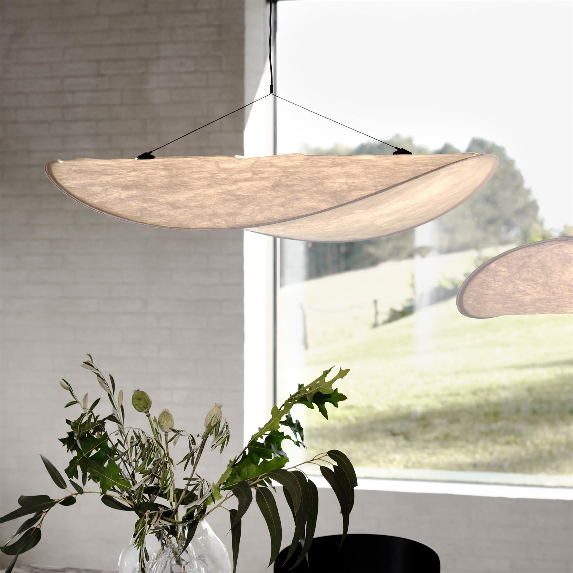 Tyvek Pendant Lamp | Durable Dupont Paper & Glass Fiber | White, Multiple Sizes