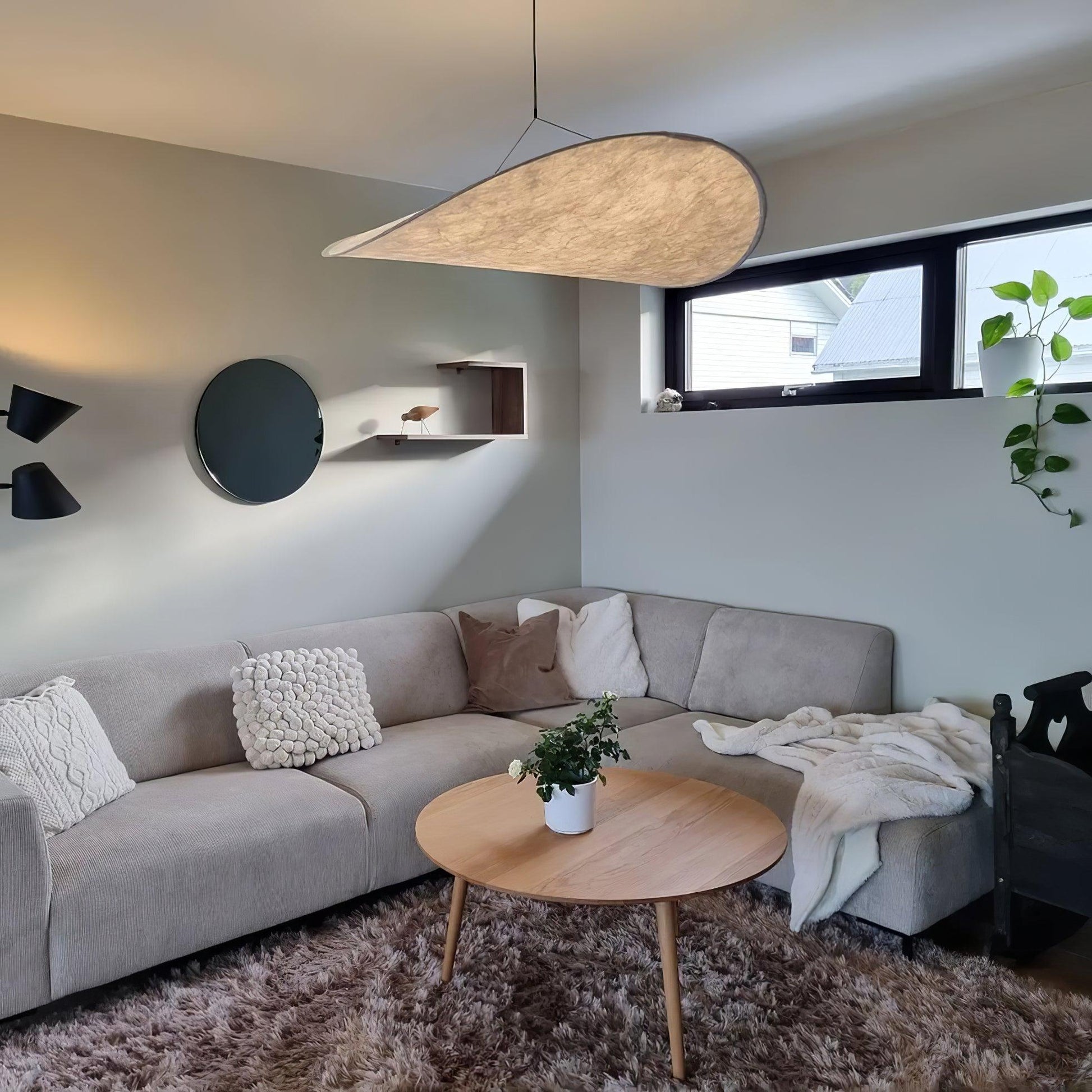 Tyvek Pendant Lamp | Durable Dupont Paper & Glass Fiber | White, Multiple Sizes