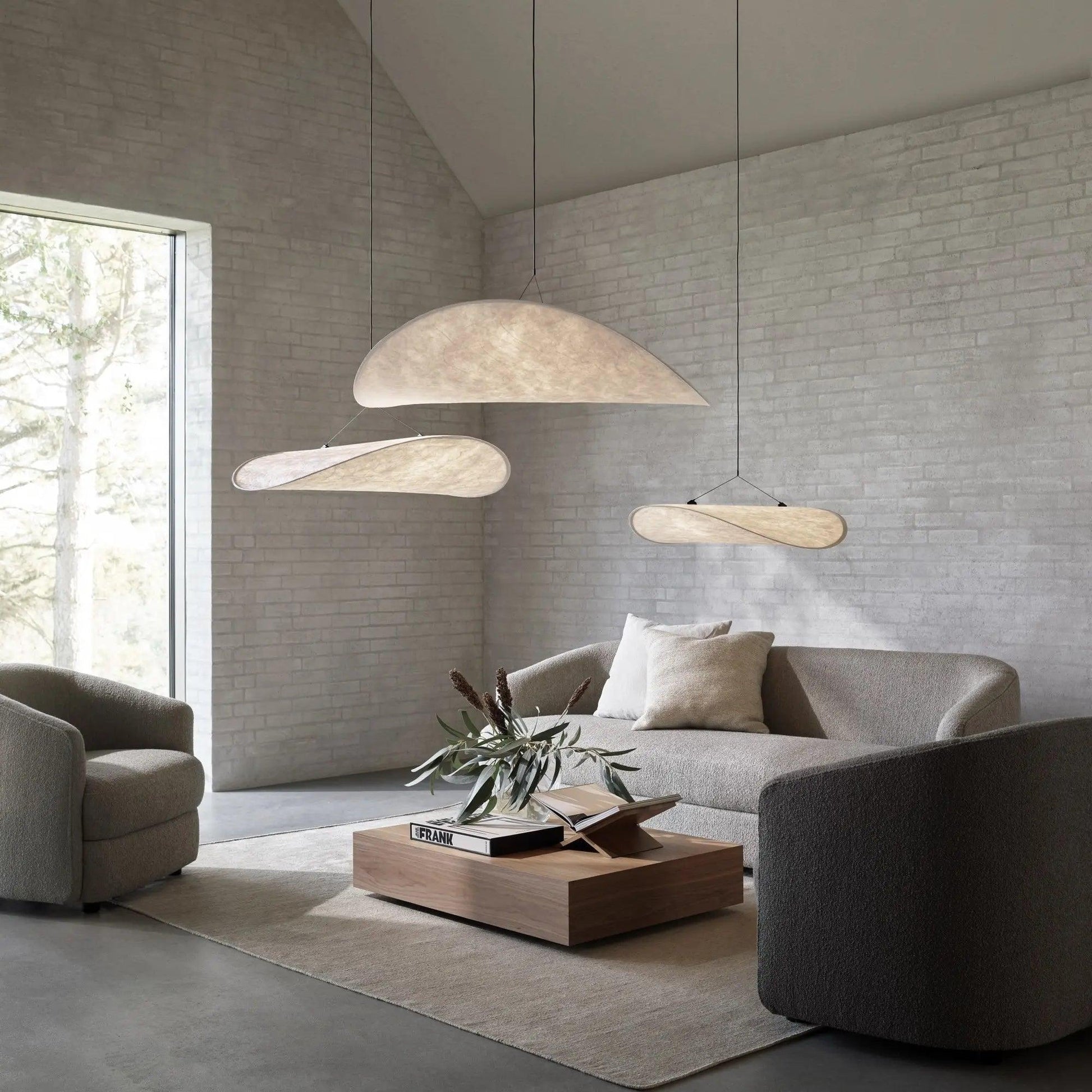 Tyvek Pendant Lamp | Durable Dupont Paper & Glass Fiber | White, Multiple Sizes