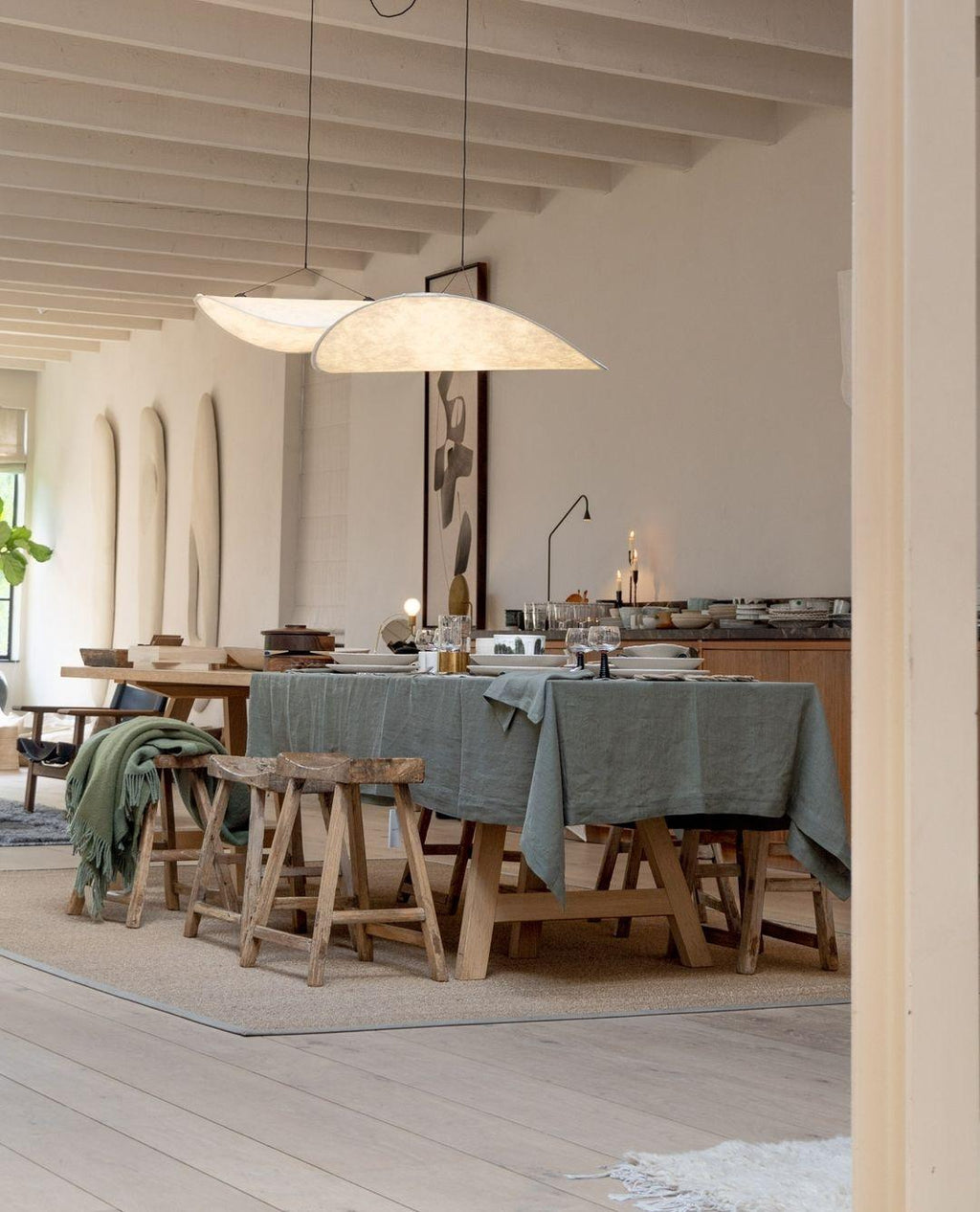 Tyvek Pendant Lamp | Durable Dupont Paper & Glass Fiber | White, Multiple Sizes