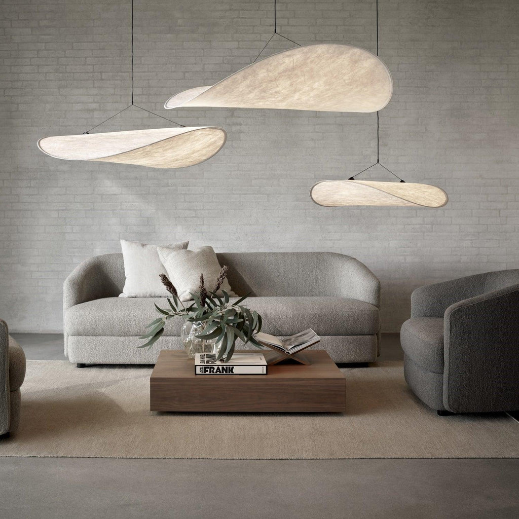 Tyvek Pendant Lamp | Durable Dupont Paper & Glass Fiber | White, Multiple Sizes