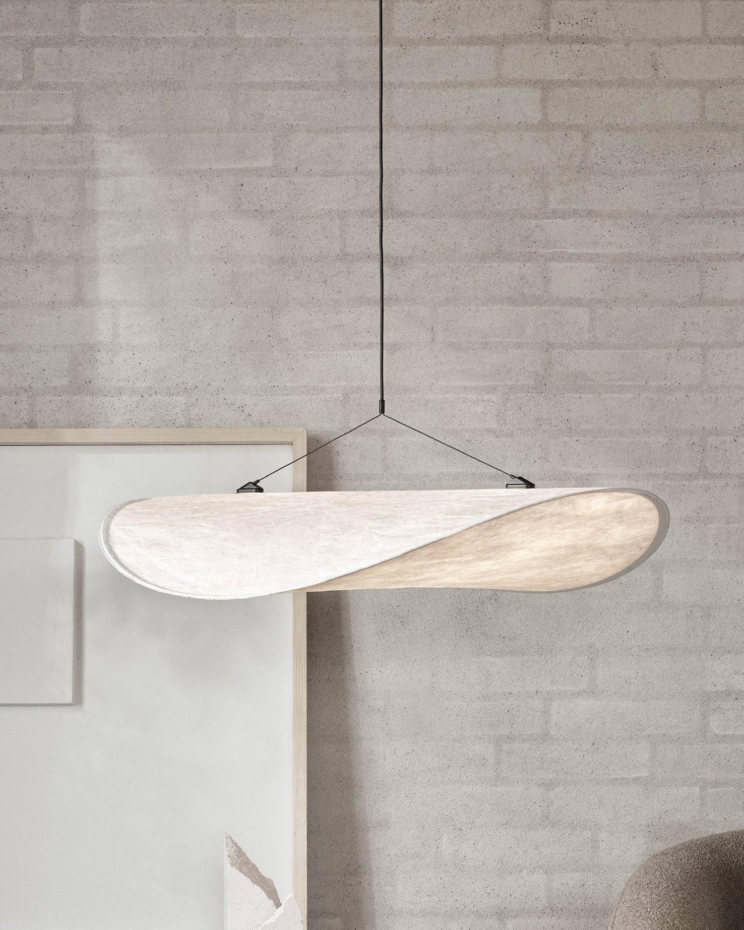 Tyvek Pendant Lamp | Durable Dupont Paper & Glass Fiber | White, Multiple Sizes