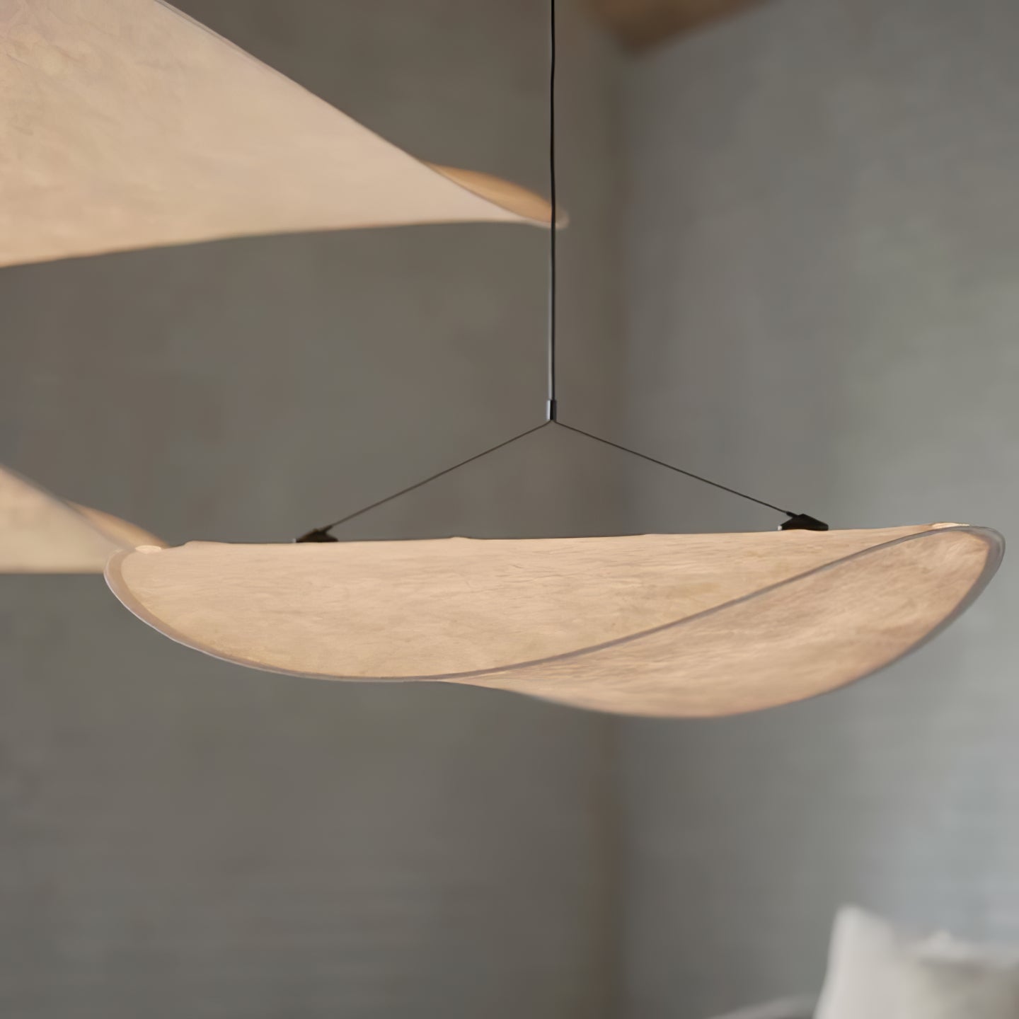 Tyvek Pendant Lamp | Durable Dupont Paper & Glass Fiber | White, Multiple Sizes