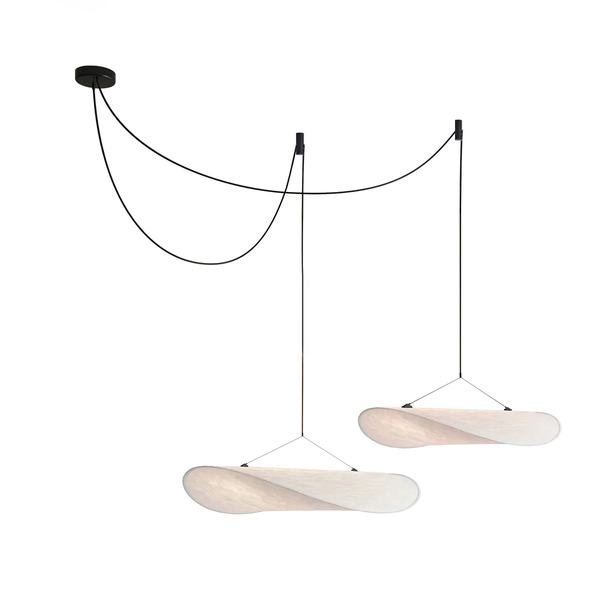 Tyvek Pendant Lamp | Durable Dupont Paper & Glass Fiber | White, Multiple Sizes