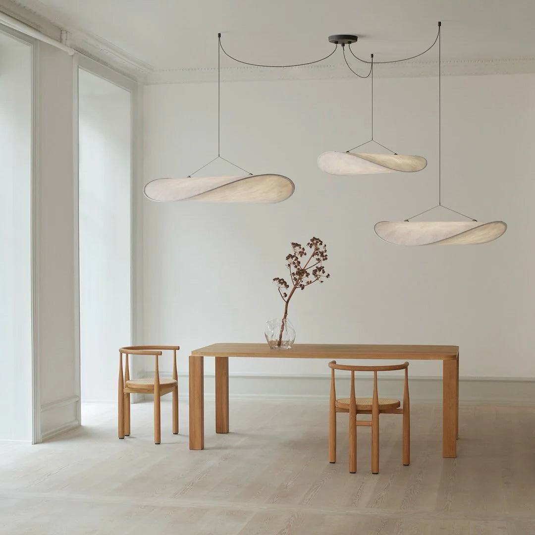 Tyvek Pendant Lamp | Durable Dupont Paper & Glass Fiber | White, Multiple Sizes