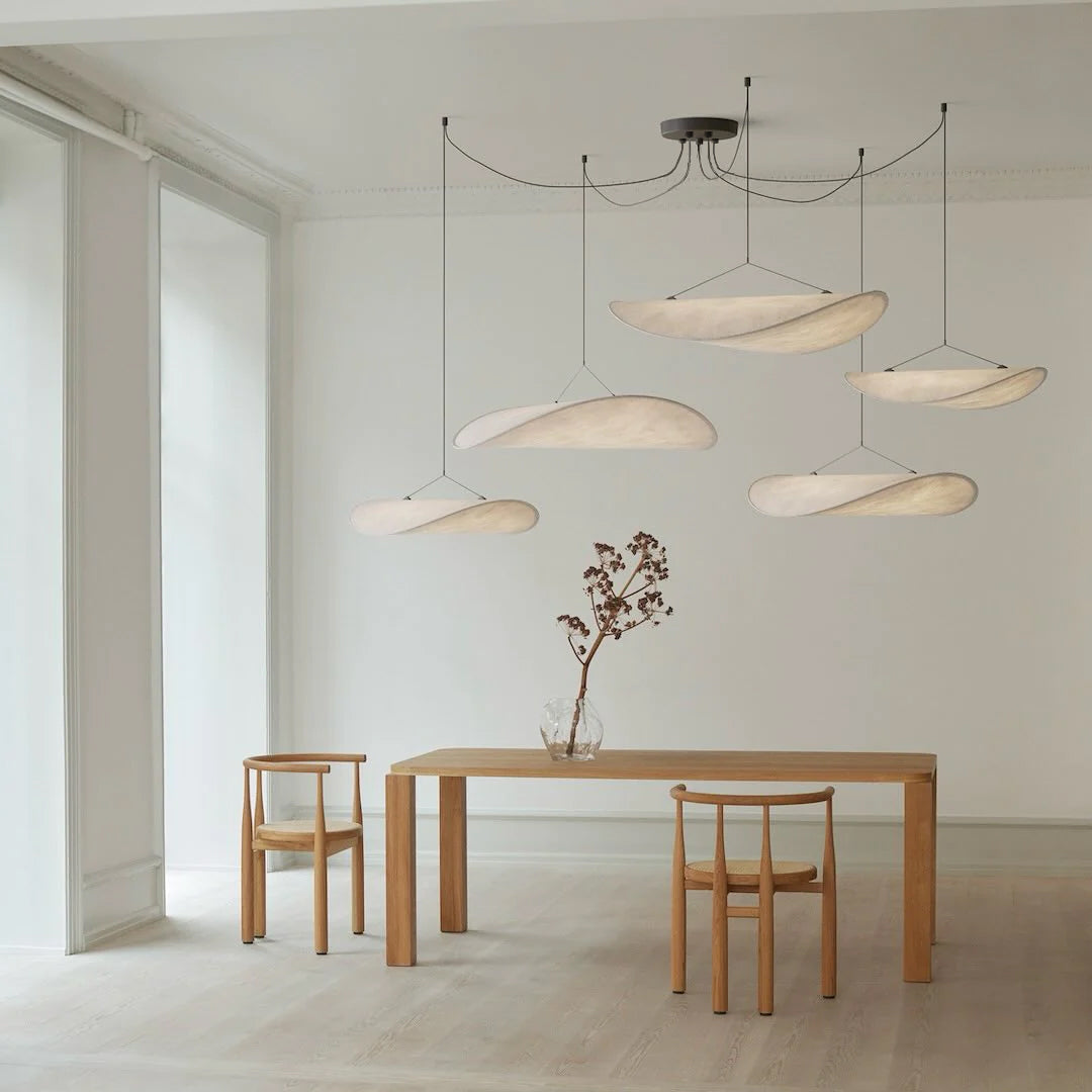 Tyvek Pendant Lamp | Durable Dupont Paper & Glass Fiber | White, Multiple Sizes