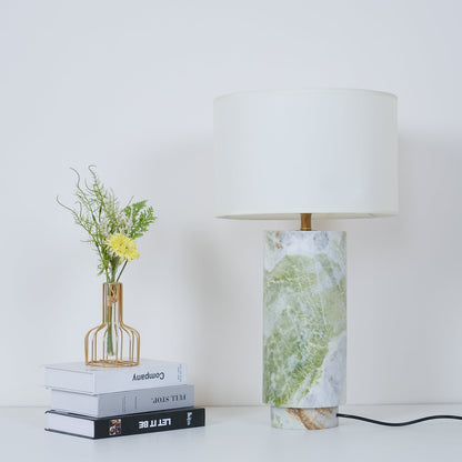Terra Table Lamp | Green Marble Base | 57cm Height