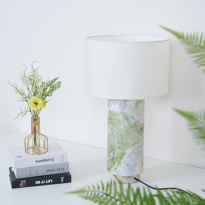 Terra Table Lamp | Green Marble Base | 57cm Height