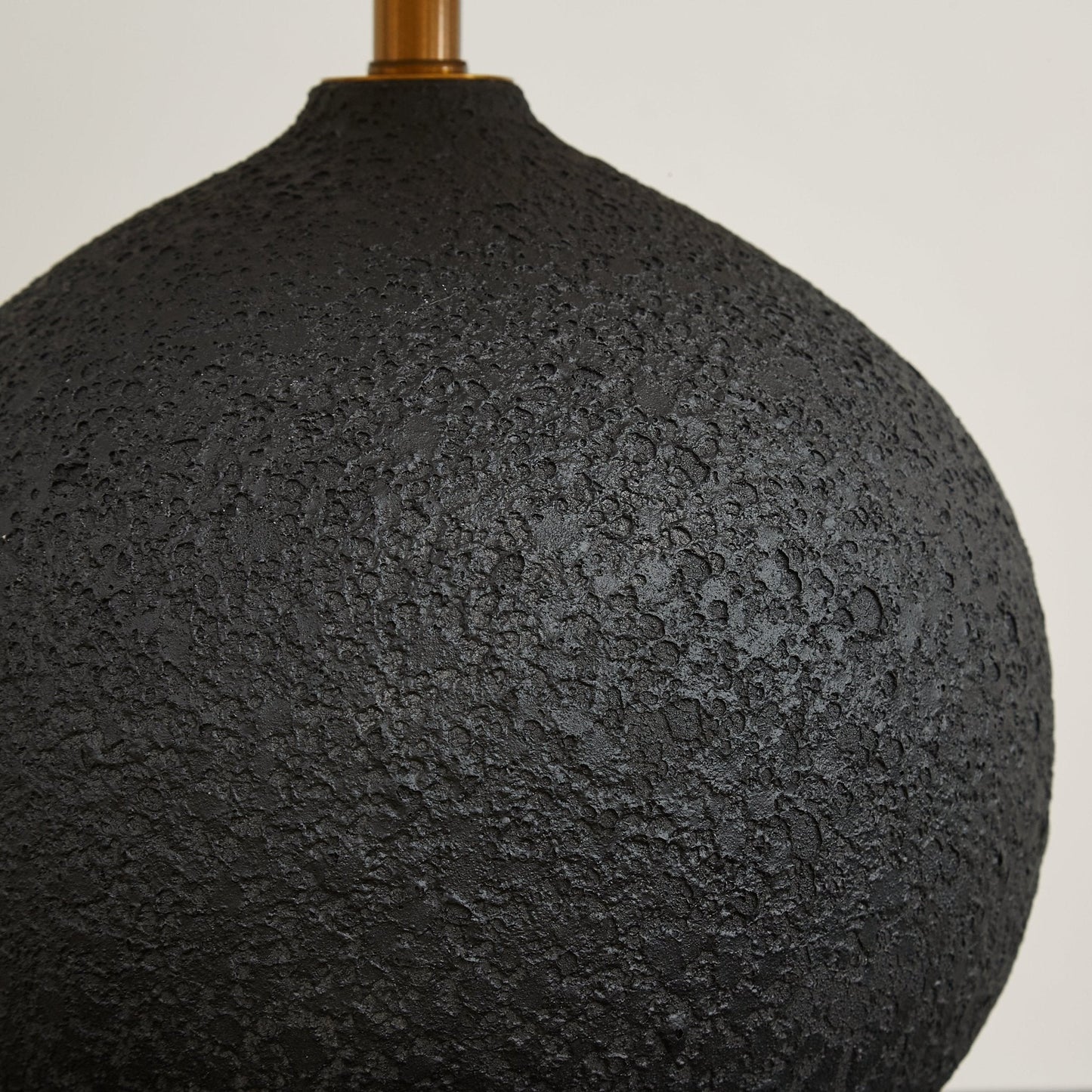 Table Lamp | Ceramic Base | Black-to-Brown Gradient