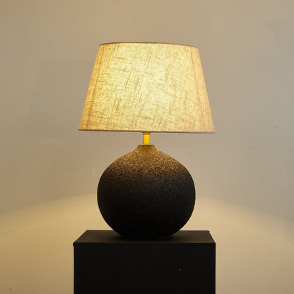 Table Lamp | Ceramic Base | Black-to-Brown Gradient