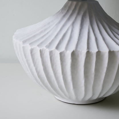 Ceramic Table Lamp | Olive Green Shade | 38cm Diameter