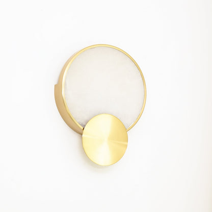 Terra Svet Wall Lamp | Metal & Alabaster | Set of 2