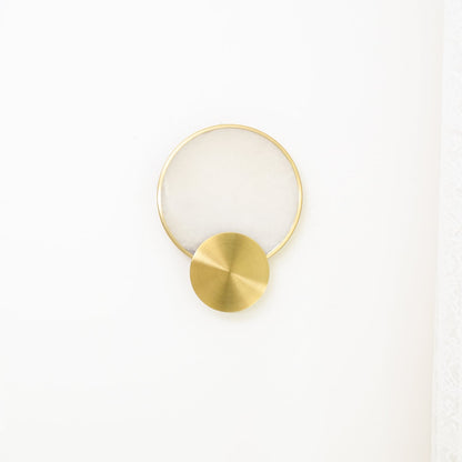 Terra Svet Wall Lamp | Metal & Alabaster | Set of 2
