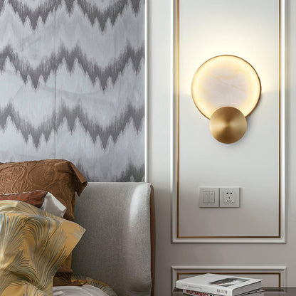 Terra Svet Wall Lamp | Metal & Alabaster | Set of 2