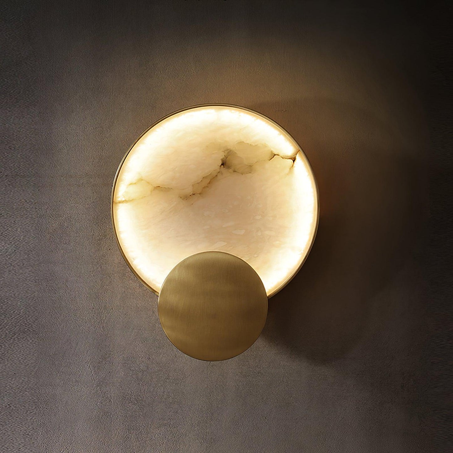 Terra Svet Wall Lamp | Metal & Alabaster | Set of 2