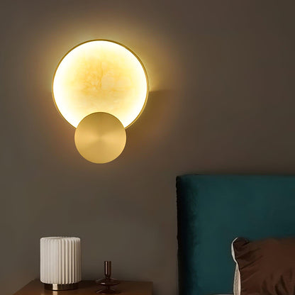 Terra Svet Wall Lamp | Metal & Alabaster | Set of 2