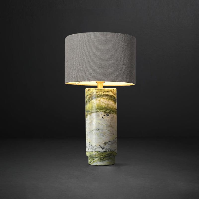 Terra Table Lamp | Green Marble Base | 57cm Height