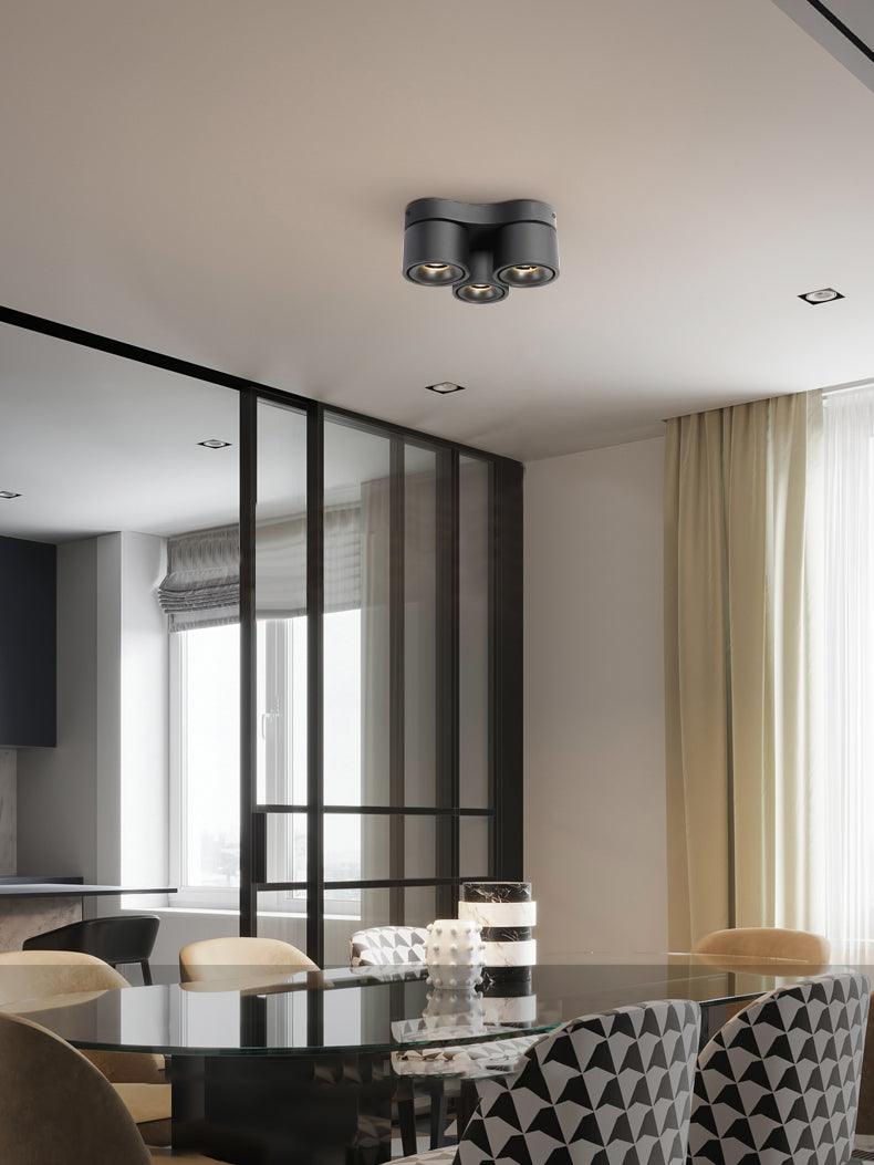 Rotating Spotlight | Integrated LED | Black or White