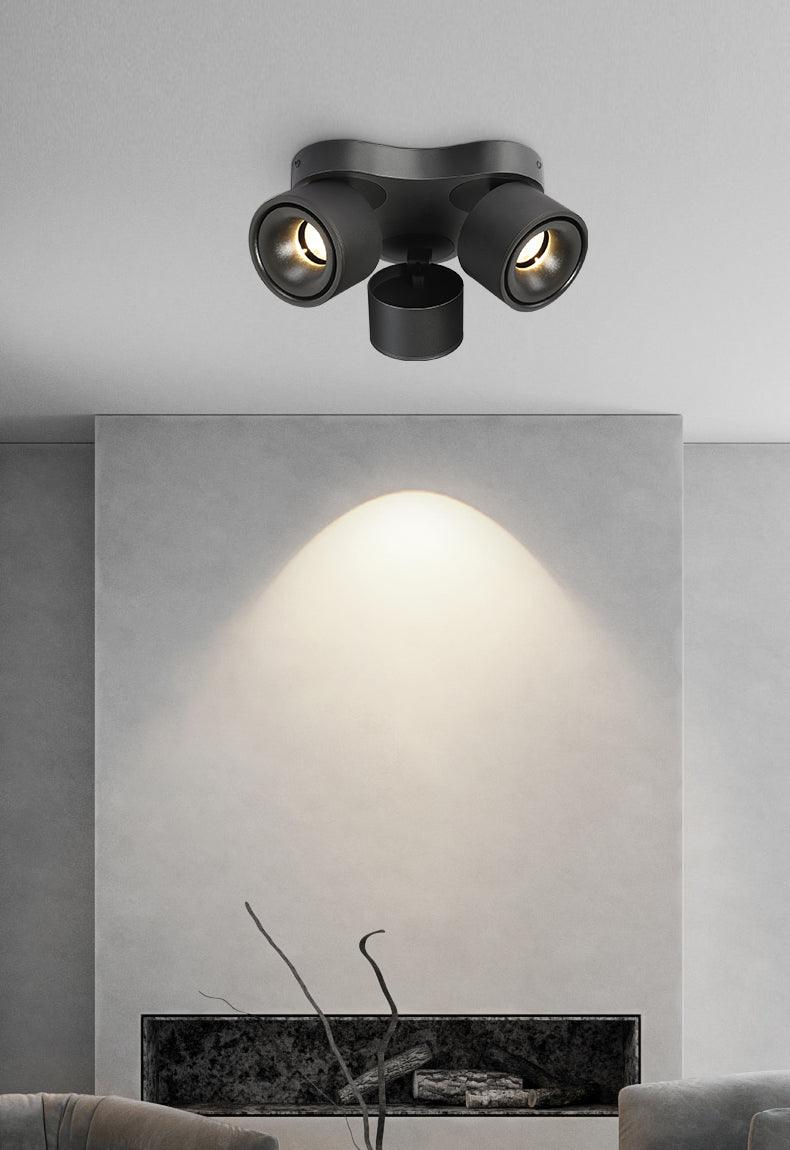 Rotating Spotlight | Integrated LED | Black or White