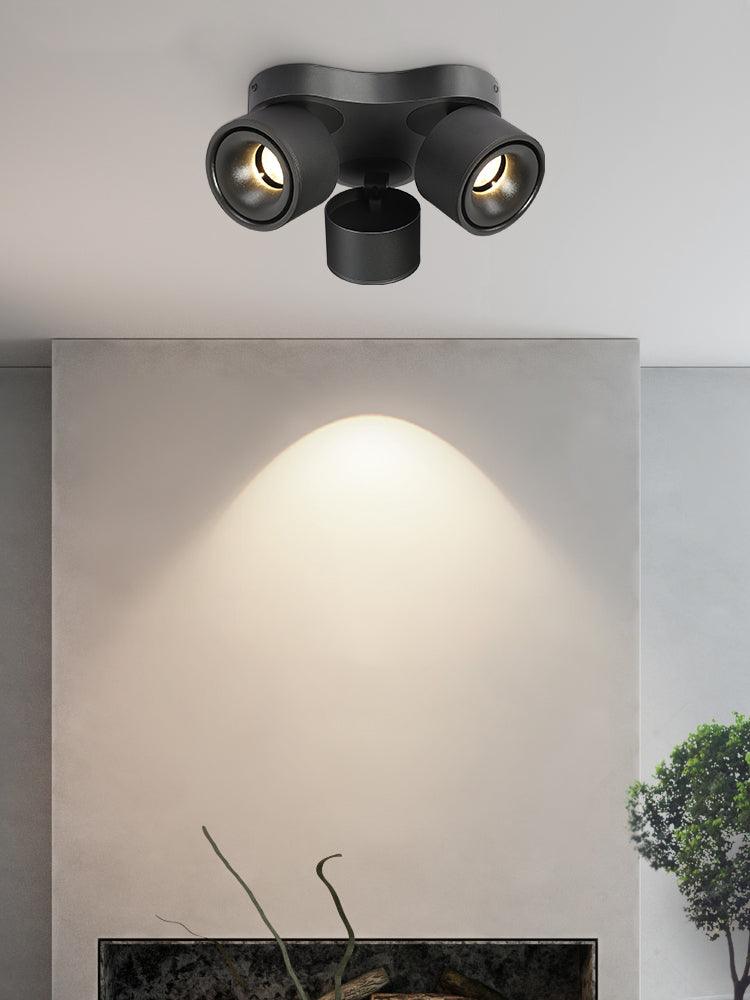 Rotating Spotlight | Integrated LED | Black or White