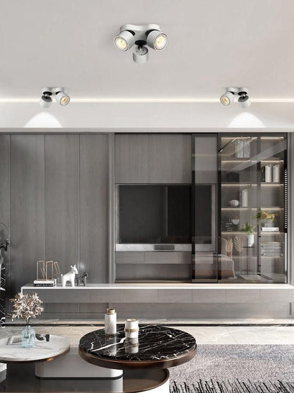 Rotating Spotlight | Integrated LED | Black or White
