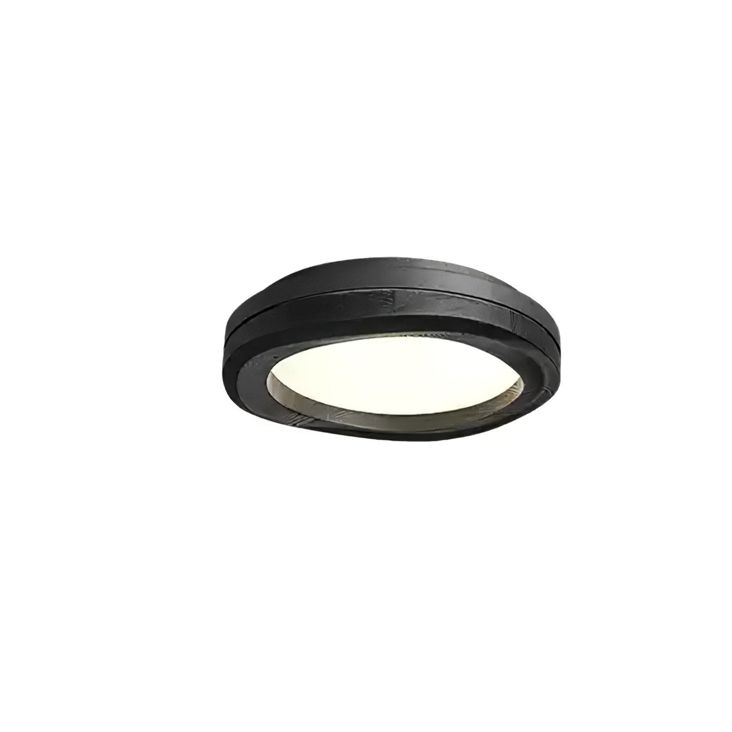 Round Wood Ceiling Lamp | Natural Wood & Metal | 3 Sizes
