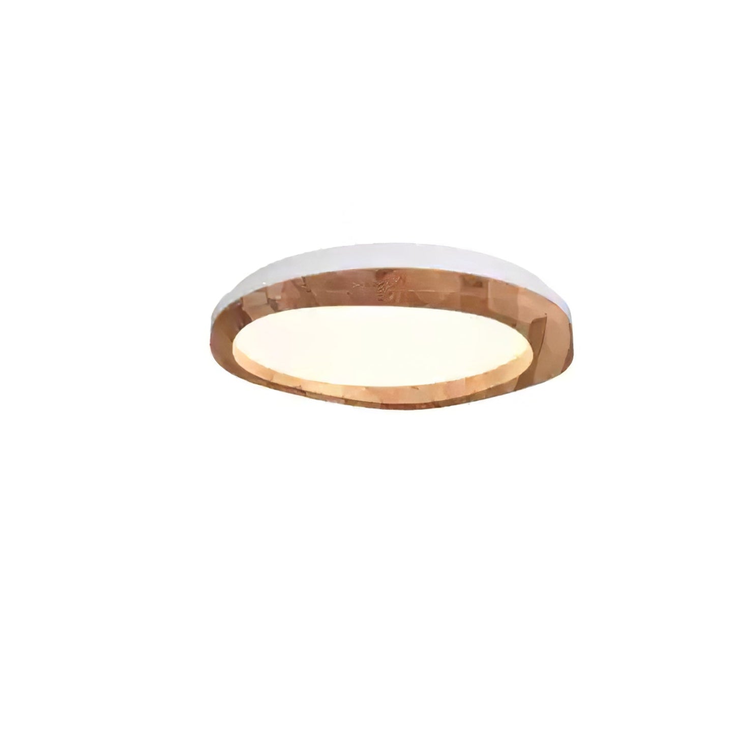 Round Wood Ceiling Lamp | Natural Wood & Metal | 3 Sizes