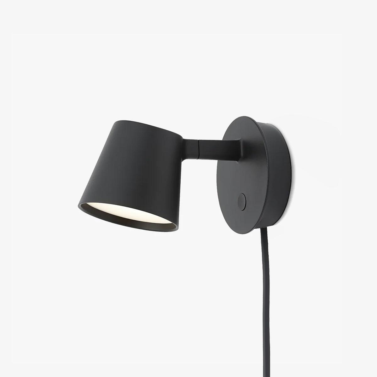 Wall Lamp Set | Adjustable Aluminum & Acrylic | Black, White, Red