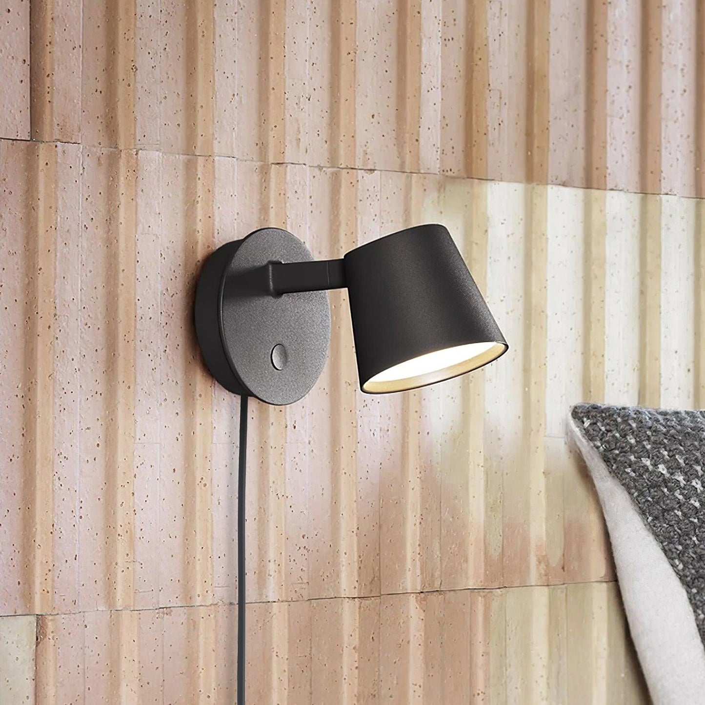 Wall Lamp Set | Adjustable Aluminum & Acrylic | Black, White, Red