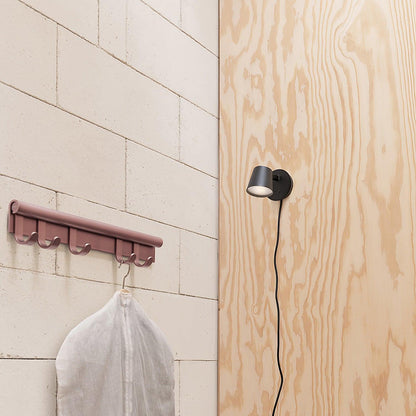 Wall Lamp Set | Adjustable Aluminum & Acrylic | Black, White, Red