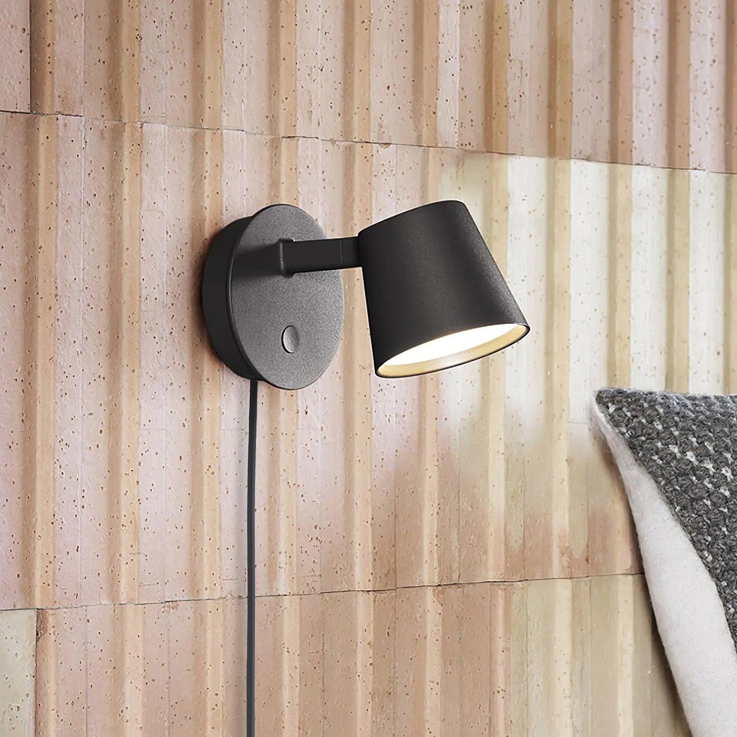 Wall Lamp Set | Adjustable Aluminum & Acrylic | Black, White, Red