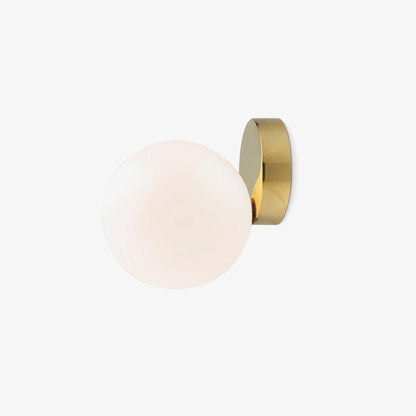 Wall Lamp Set | Metal & Glass | Gold & White