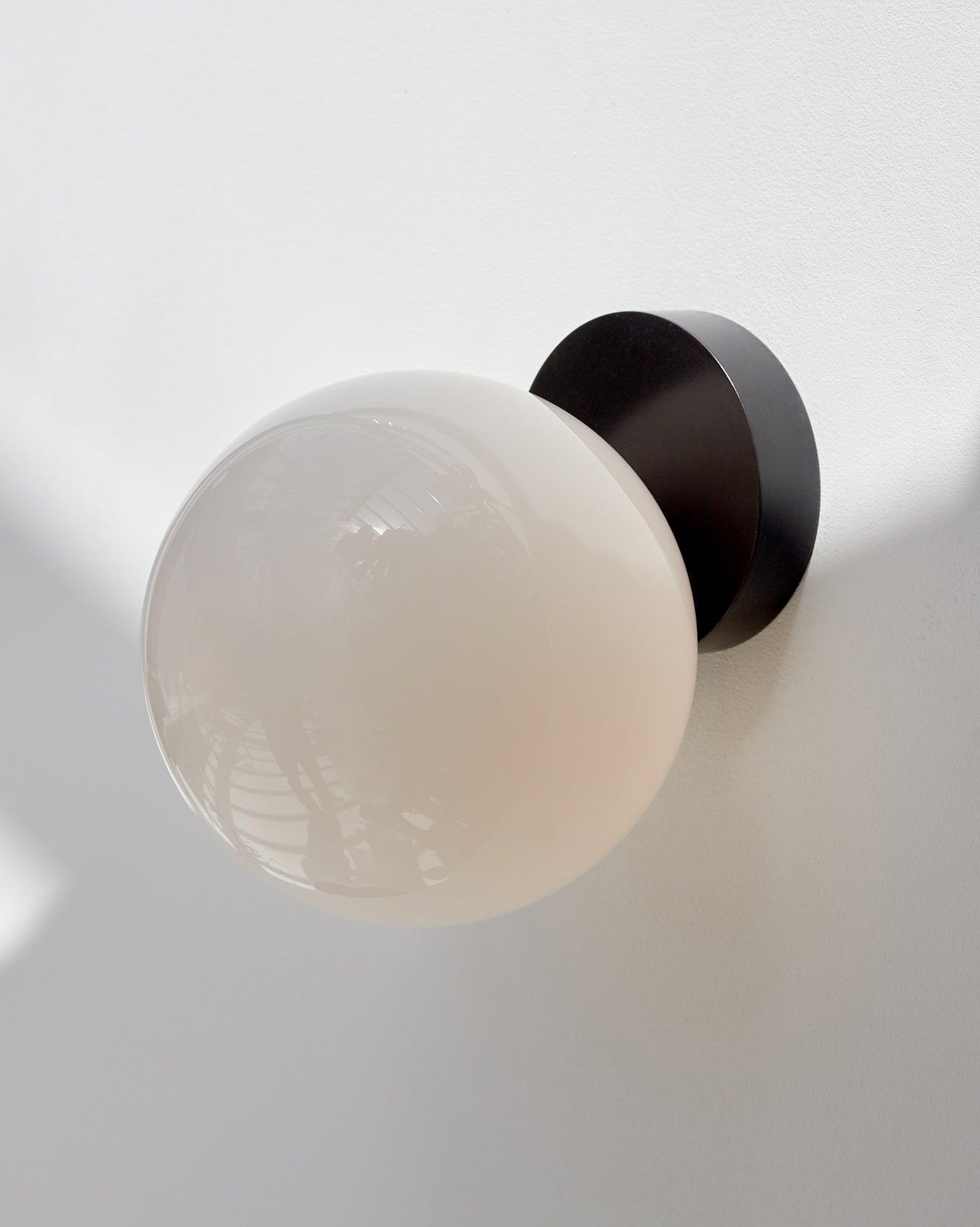 Wall Lamp Set | Metal & Glass | Gold & White