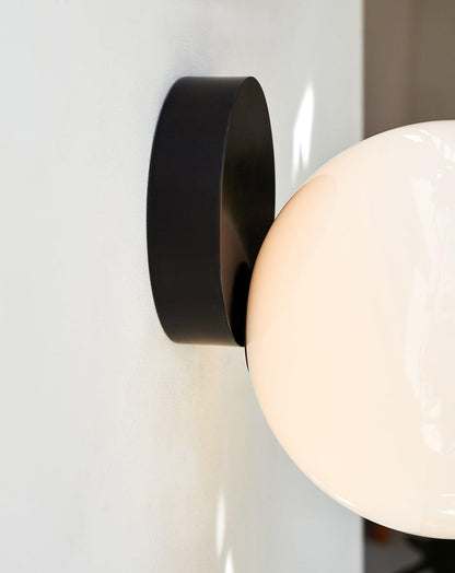 Wall Lamp Set | Metal & Glass | Gold & White