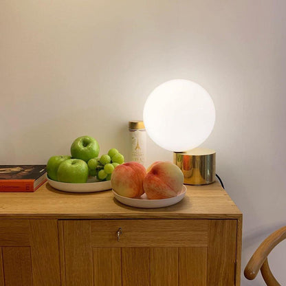 Table Lamp | Metal & Glass | Gold Finish