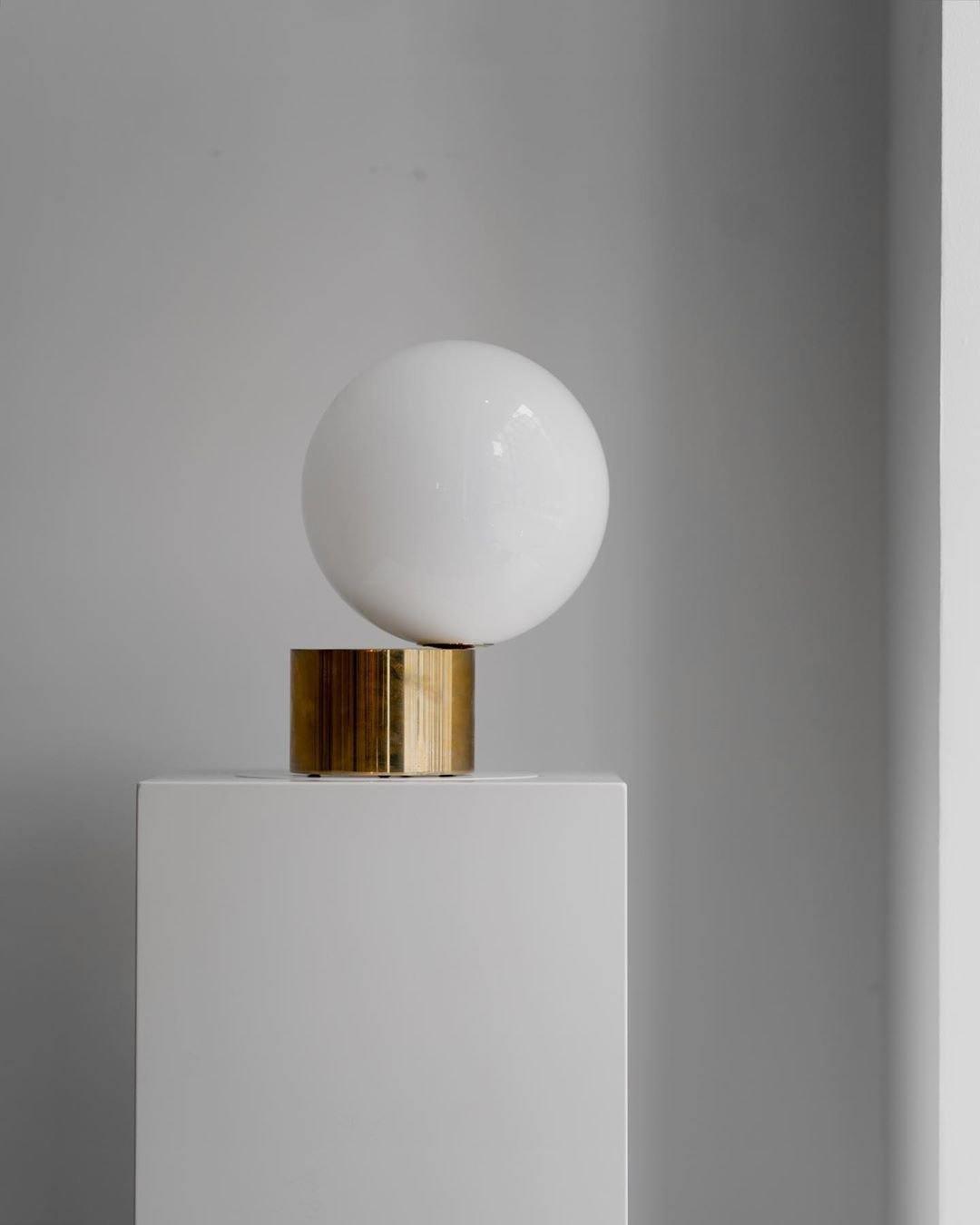 Table Lamp | Metal & Glass | Gold Finish
