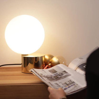 Table Lamp | Metal & Glass | Gold Finish