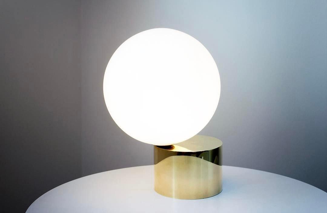 Table Lamp | Metal & Glass | Gold Finish