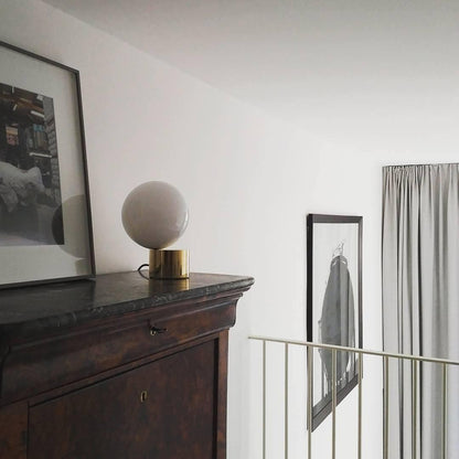 Table Lamp | Metal & Glass | Gold Finish