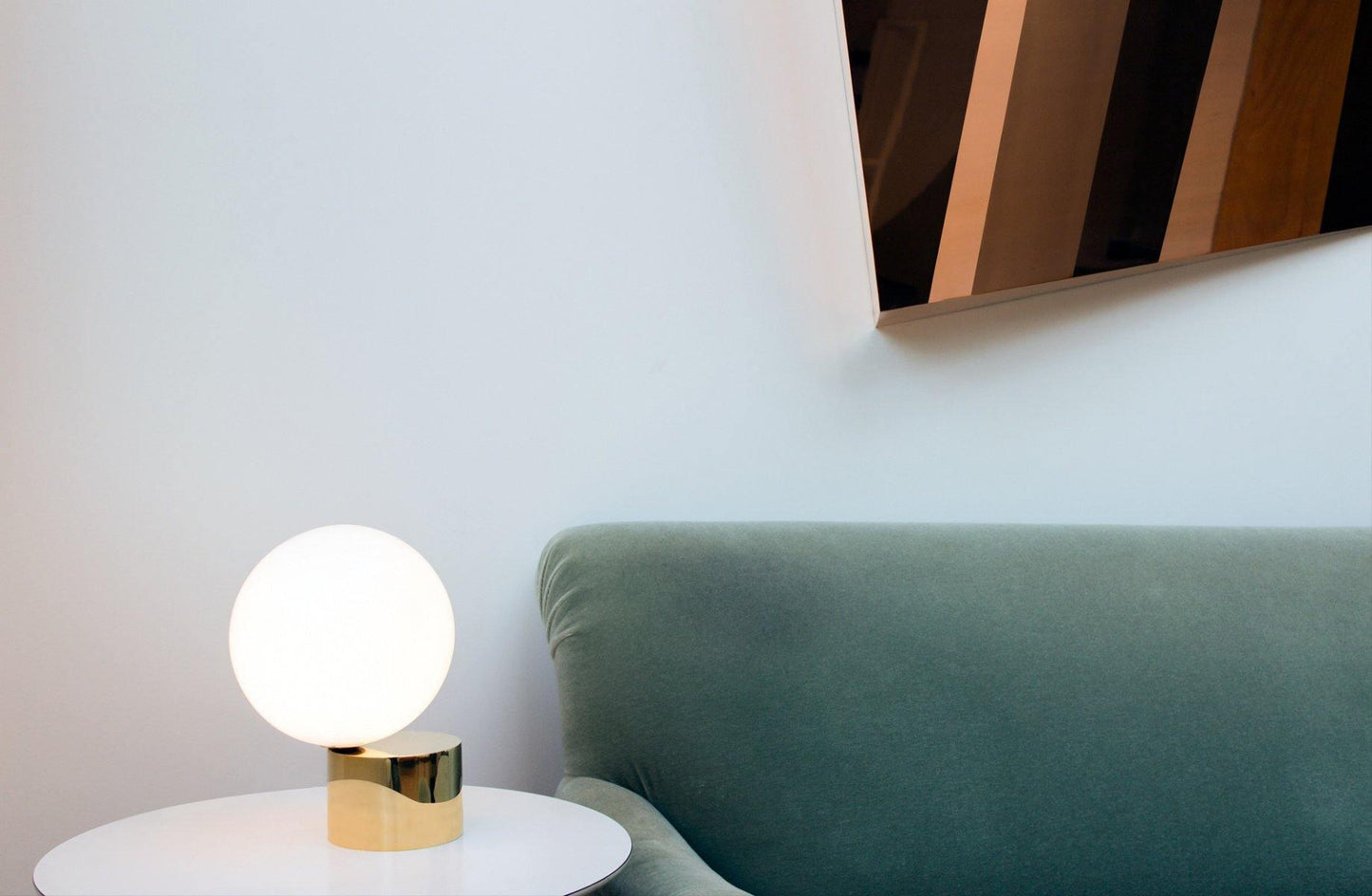 Table Lamp | Metal & Glass | Gold Finish