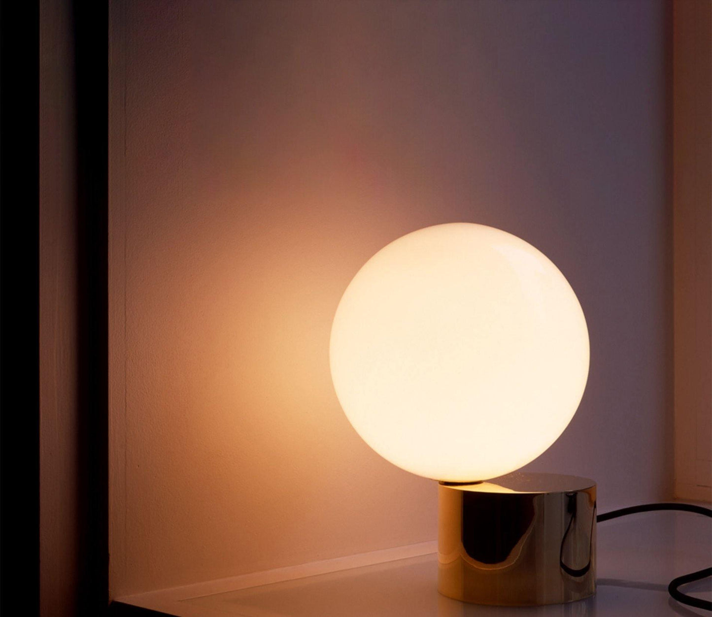 Table Lamp | Metal & Glass | Gold Finish
