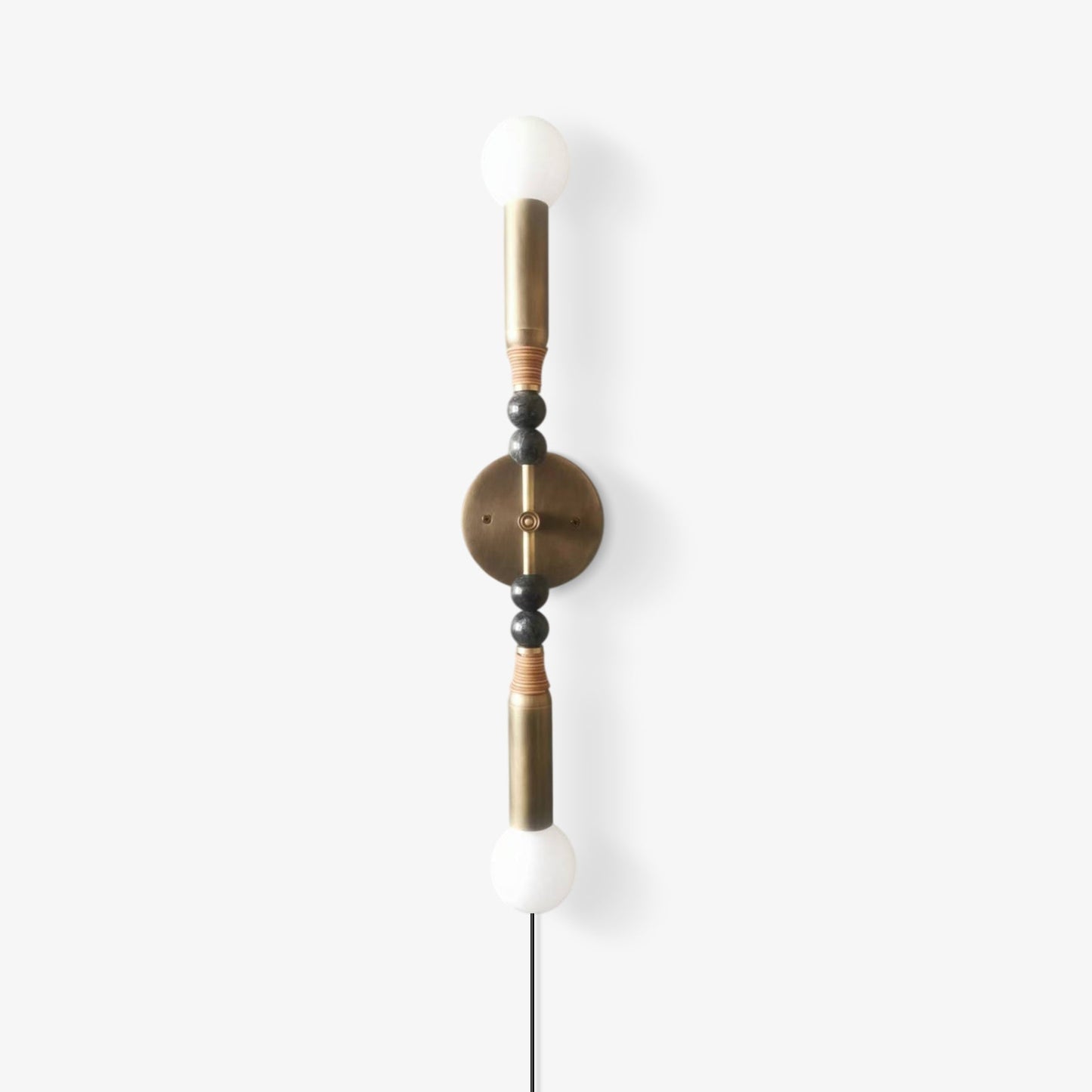 Toam Wall Lamp | Brass & Marble | Sold as a Pair