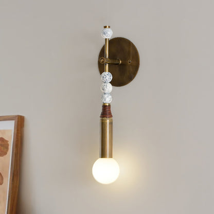 Toam Wall Lamp | Brass & Marble | Sold as a Pair