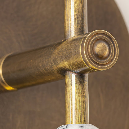 Toam Wall Lamp | Brass & Marble | Sold as a Pair