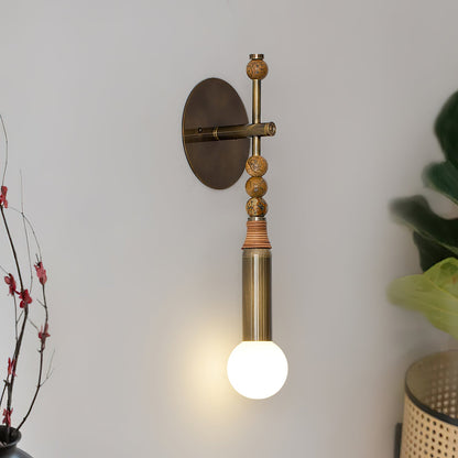 Toam Wall Lamp | Brass & Marble | Sold as a Pair
