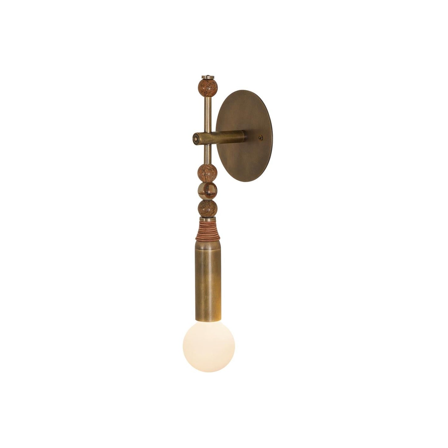 Toam Wall Lamp | Brass & Marble | Sold as a Pair