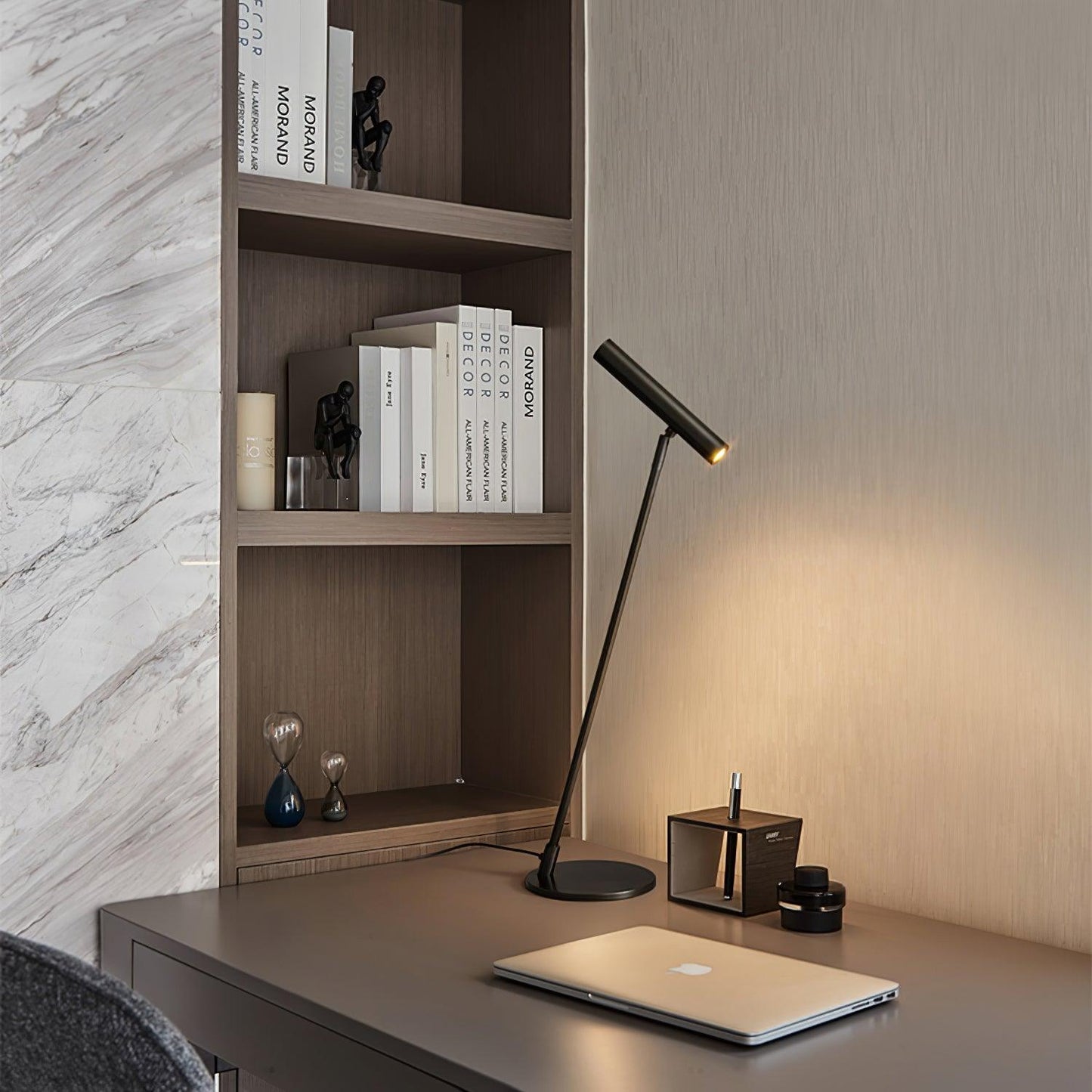 LED Table Lamp | Adjustable Brass | Black or Brass Finish