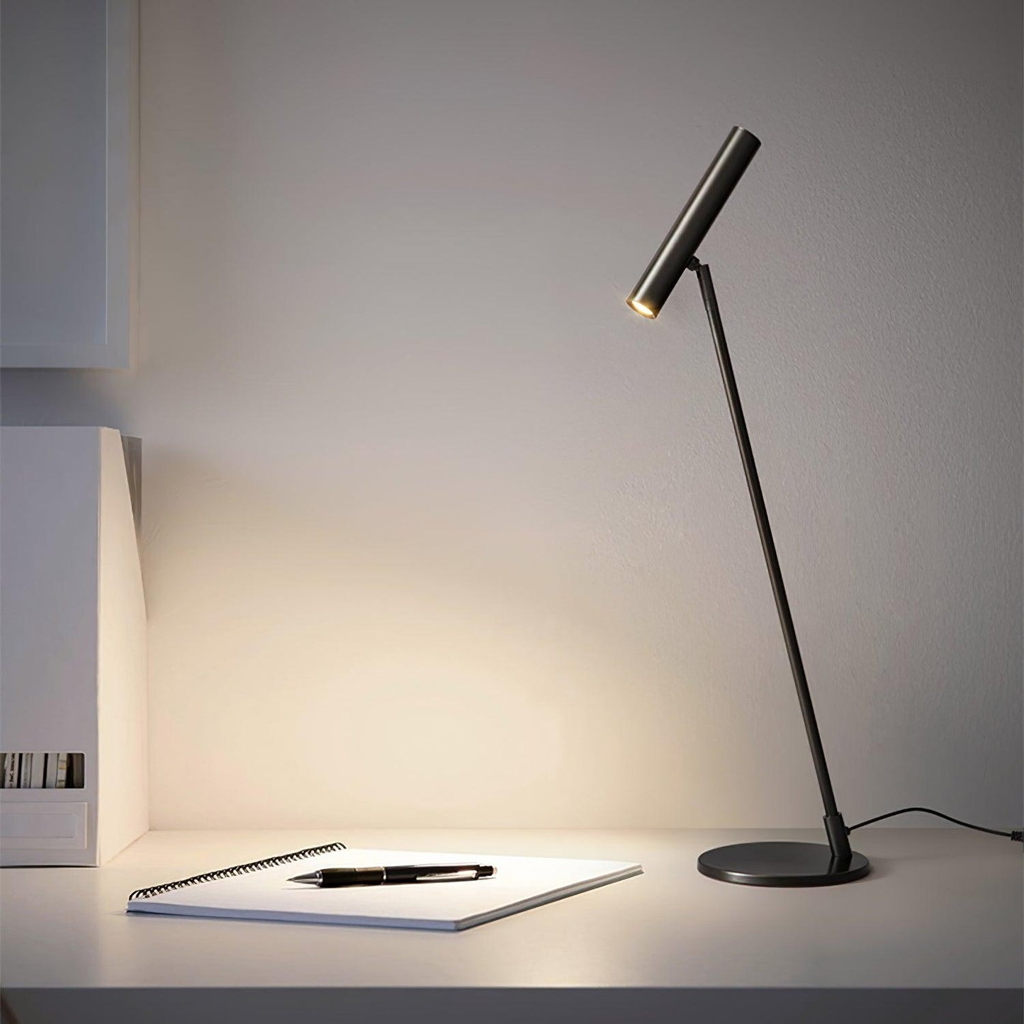 LED Table Lamp | Adjustable Brass | Black or Brass Finish